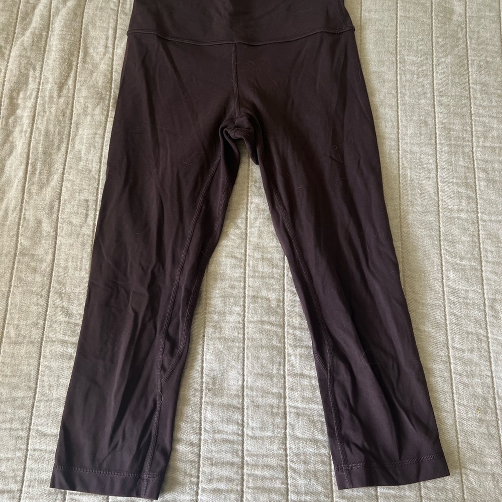 Lululemon Align Cropped Leggings - Dark Purple